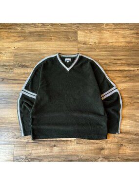 Vintage 90s Bluenotes Striped Ribbed Surf XL Sweater Y2K